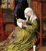 WEYDEN, Rogier van der The Magdalene Reading France oil painting artist
